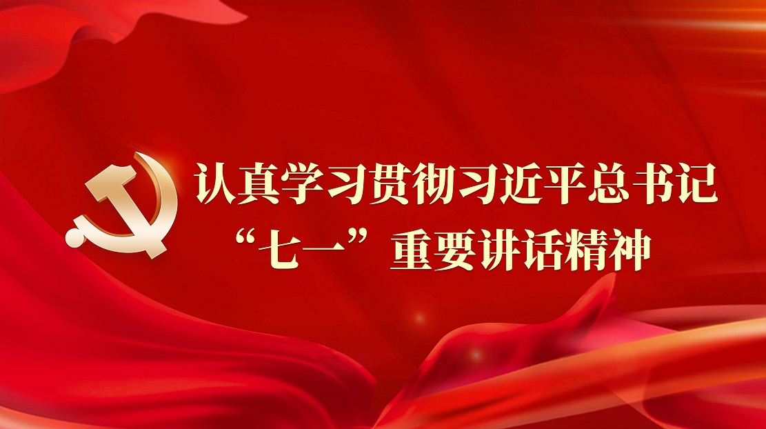 認(rèn)真學(xué)習(xí)貫徹習(xí)近平總書(shū)記“七一”重要講話精神